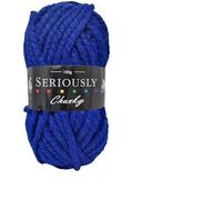 5 x 100g Balls Pack Deal Cygnet Seriously Super Chunky Wool Acrylic Yarn Shade Cornflower 708