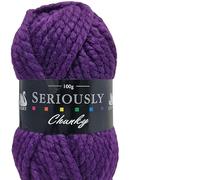 5 x 100g Balls Pack Deal Cygnet Seriously Super Chunky Wool Acrylic Yarn Shade Dragon 1144