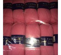 5 x 100g Woolcraft Dk Double Knitting Wool, Yarn (5 x 100g Fondant 291h)