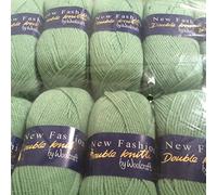 5 x 100g Woolcraft Dk Double Knitting Wool, Yarn (5 x 100g Glacia 76)