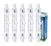5 x 100W 78mm Tungsten Linear R7s Halogen floodlight J78 Security Light Bulb Long Life Lamp Company Brand