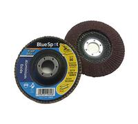 Homesmart 5 X 115mm Flap Disc 80 Grit Angle Grinder Sanding Aluminium Oxide