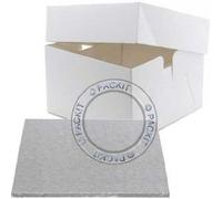 5 x 12" Inch Square Cake Drum Board & Box Wedding Birthdays