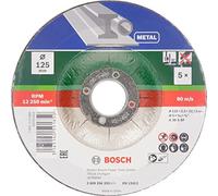 5 x 125mm Cutting Disc Set with Depressed Centre for Metal Bosch 2609256333