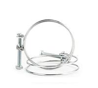 5 x 13 mm to 16 mm Double Wire Hose Clips Adjustable Hose Clamps for Filter Pump Water Pipe