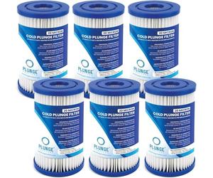 5" x 2.5" - Fits The Pod Ice Chiller Cold Plunge Water Filter Cartridges, 20 Micron Ice bath Filter Replacement, Universal Fit for Cold Plunge Chillers, Under Sink & Whole House Water Filter Systems