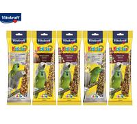 5 X 2 PACK VITAKRAFT PARROT AFRICAN GREY FOOD SEED STICK HANGING CAGE TREAT