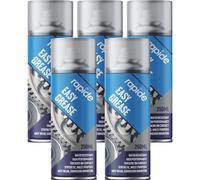 5 x 250ML Easy Grease Aerosol Spray Lubricant Can Motorbike Car