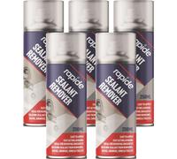 5 x 250ml Sealant Remover Silicone can Window Baths Shower Sink Toilet