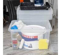 00; 25375; Clear Lid 25L Box