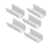 5 x 2m White Marley Classic Ogee Gutter for Ultraframe Classic Conservatory Roof Guttering