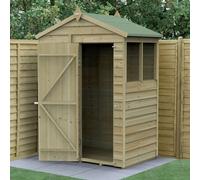 5 x 3 Forest 4Life Overlap Apex Wooden Shed With Installation