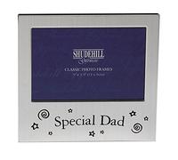 5" x 3" Silver Satin Special Dad Photo Frame Occasion Present 73483