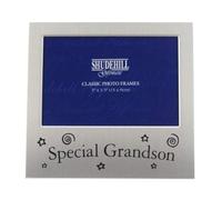 5" x 3" Special Grandson Photo Frame Occasion Present 73480, Silver