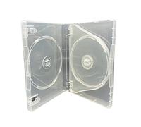 5 x 4 Disc DVD Super Clear Multicase with 27mm Spine and Outer Sleeve for Artwork Inlay. Case Holds for CD DVD or Blu Ray Discs.