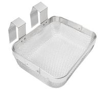 5" x 4" x 1.75" Stainless Steel Ultrasonic Cleaner Basket Fine Mesh Jewelry & Small Parts Holder, Universal Fit for Ultrasonic Cleaning Machines
