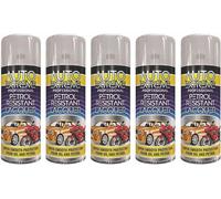5 x 400ml Clear Lacquer Spray, Gloss Spray Finish Petrol Resistant Smooth Protection from Oil and Petrol