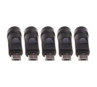 5 x 5.5 x 2.1 mm Female Plug to Micro USB DC Male Plug Power Adapter Connector Dust Cap Protector Safety Plug Adapter Coaxial Cable