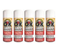 5 X 500ml MultiPurpose Spray Adhesive Glue, Paper Craft Carpet Fabric