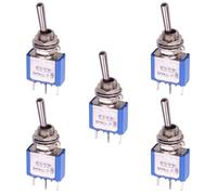 5 x 5232A APEM On-(On) Momentary 6.35mm Miniature Toggle Switch SPDT 4A 30VDC