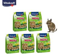 5 X 600G VITAKRAFT DEGU BAG COMPLETE FOOD FEED DIET BULK DEAL 3KG TOTAL 25143