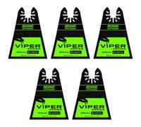 5 x 65mm Wide Bi-Metal Multi Tool Blade For Wood Nails Soft Metals Plastic | Compatible With Dremel Fein Multimaster Makita Dewalt Etc Oscillating Multitool Blade Cutter Saw Set
