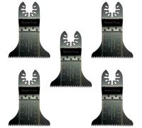 5 x 65mm Wide Curved Coarse Multi Tool Blades/Wood Cutter Saw Blades