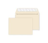 5" x 7" / 133mm x 184mm Coloured Envelopes Great for Greeting Cards, Wedding Invitations, Crafts, Business/Office - Pack of 50 Envelopes (Ivory Peel & Seal)