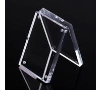 5 x 7 5 cm Acrylic Magnetic Frame Modern Clear Display for Your Favorite Photos or Artwork (7.5 * 10.5cm)