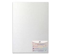 5 X 7” Canvas Panel Stretched Blank Canvas Board Primed Artist Boards 100% Cotton for Oil Paint Acrylic Painting Mixed Media White Canvases Painting Panel (5x7 Inch - 1 Board)
