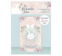 5 x 7" Decoupage Shaker Card Kit - The Enchanted Swan