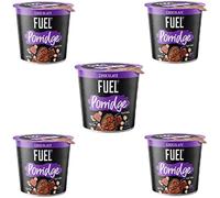 5 x 70g Chocolate Flavour Porridge Pots Morning Breakfast High Protein High Fibre Vegetarian