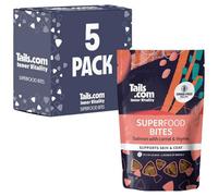 5 X 80G Tails.com Inner Vitality Superfood Bites Dog Treats Pouches - Salmon