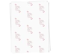5 x A1 'Friends Are The Best Therapy ' Gift Wrap/Wrapping Paper Sheets (GI00101930)