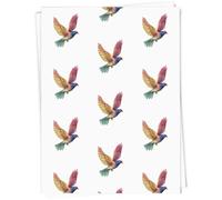 5 x A1 'Rainbow Colored Dove ' Gift Wrap/Wrapping Paper Sheets (GI00101957)
