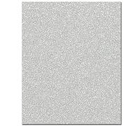 5 x A4 Premium Quality 160gsm Glitter Card Sheets by arkCRAFT (Silver)