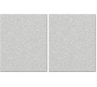 5 x A4 Premium Quality 160gsm Glitter Card Sheets by arkCRAFT (Silver) (Pack of 2)