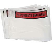 5 X A7 Printed Document Enclosed Wallets. Pack of 5. A7 (Approx 113mm x 100mm), Waterproof Self Sealing Packing Envelopes. Postage Pouches for Securing Important Documents. Pack of 5
