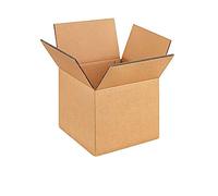 5 x AKAR 406 x 406 x 406 mm Medium Size Double Wall 16x16x16"" Shipping Mailing Parcel Postal Brown Heavy Duty Cardboard Boxes