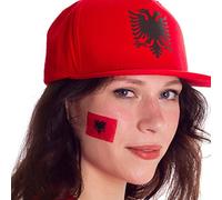 5 x Albania Temporary Tattoo Set - Albania Fan Tattoo Flag 2018 (5)