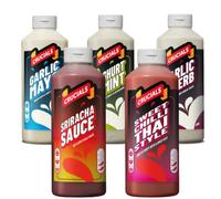 5 x Assorted Crucials Sauce - 500ml