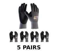 5 X ATG MaxiFlex Ultimate Breathable Nitrile Work Glove Size 10 XL 42-874
