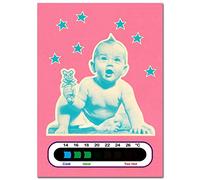 5 x Bargain Pack of Retro Baby Nursery Room Thermometer - Using Latest Easy Read Colour Changing Technology - Also fun for Adults!