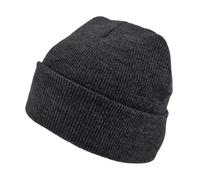 5 x Beanie Hat Plain Dark Grey Soft Comfortable Casual for Men Women Warm Knitted Winter Woolly Skully Ski Headwear