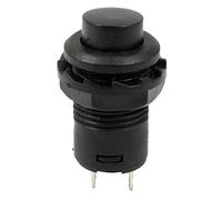 5 x Black On/Off Latching 12mm Push Button Switch SPST