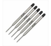 5 x Black Refill Ballpoint Pen Refill 0.6mm Point,Compatible Parker Ballpoint Pen Refill