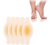 5 x Blister Plasters Invisible Hydrocolloid Pads - Strip Shapes for Heel, Toe & Foot - Waterproof Gel Cushions for Skin Protection, Anti-Friction & Wound Care