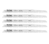 5 X Bluespot Tools 19000 Hcs Reciprocating Saw Blade 240mm X 5 Tpi B/s19000