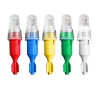 5 X Boat Flares, Upgraded Electronic Boat Flare Coast Guard Approved Marine, for Fishing, Boating & Life Rafts - 2025 Electronic Flares for Safe Marine Navigation