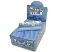 5 x Booklets Of Wise Skies Blue Coloured Kingsize Rolling Papers